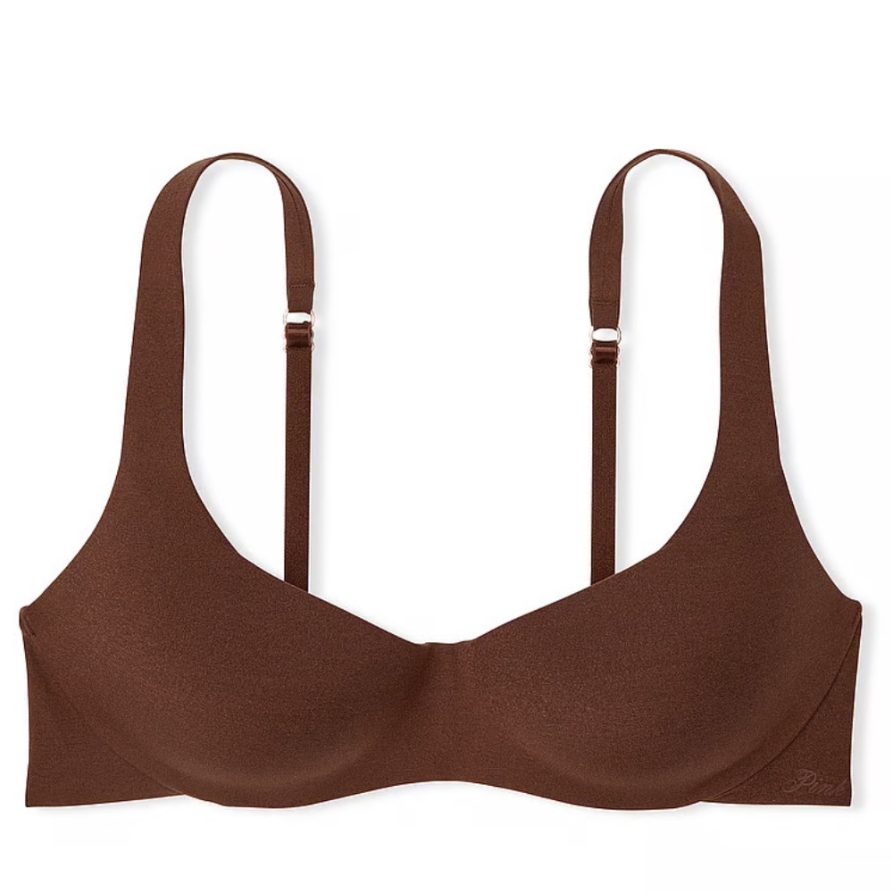PINK BRALETTES & BRA TOPS LOUNGIN' LIGHTLY LINED SCOOP BRALETTE
